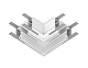 коннектор угловой ambrella light magnetic 220v gl1045