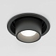встраиваемый светодиодный светильник elektrostandard conner 25086/led 8w 4000k черный a063992