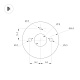настенный светильник arlight sp-vinci-s600x55-7w day4000 034170