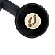 уличный настенный светильник uniel uul-s21с-35w/gu10 ip65 black ul-00011271