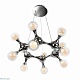 подвесная светодиодная люстра iledex blossom c4465-12r cr