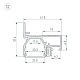 профиль arlight stretch-20-wall-d-side-2000 white 042945
