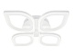потолочная светодиодная люстра ambrella light original fa4488
