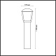 уличный светильник odeon light nature tako 4051/1f