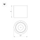 накладной светильник arlight sp-dice-r77-10w day4000 (bk, 24 deg, 230v) 046625
