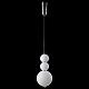 подвесной светильник crystal lux desi desi sp3 chrome/white