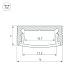 алюминиевый профиль arlight sl-slim-h7-2000 black 037110