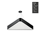 подвесной светильник эра geometria spo-151-b-40k-030 б0050575