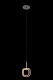 подвесной светильник theona le7701/1s black chrome