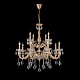 подвесная люстра crystal lux elizabeth sp8+4 brass