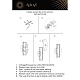 настенный светодиодный светильник aployt sabina apl.321.01.05