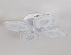 потолочная светодиодная люстра ambrella light acrylica original fa4012