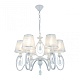 подвесная люстра arte milano 347203/6 wt+sl