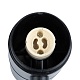 уличный настенный светильник uniel uul-s22d-2x7w/gu10 ip65 black ul-00011270