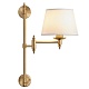 бра crystal lux poesia ap1 brass