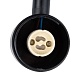 уличный настенный светильник uniel uul-s21с-7w/gu10 ip65 black ul-00011269