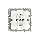 механизм электрической розетки arlight sct-gp-meu-pl-wh (250v, 16a) 043739