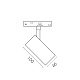 трековый однофазный светильник lightstar uno cct 209107cct