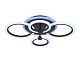 потолочная светодиодная люстра ambrella light original fa526