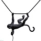 подвесной светильник the monkey lamp swing black seletti