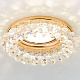 встраиваемый светильник ambrella light crystal k206 cl/ch