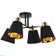 потолочная люстра illumico il6116-4cou-79 bk gd