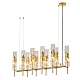 подвесная люстра crystal lux primavera sp10 gold