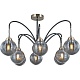 люстра на штанге illumico il0433-8psq-79 bk ab