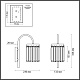 бра odeon light classic vassa 4987/1w