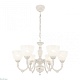 подвесная люстра arte milano 347837/6 wt+sl