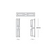 бра imperium loft alouette linear sconce 140565-26