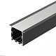 алюминиевый профиль arlight linia49-f-s-2000 black 041873