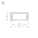 алюминиевый профиль arlight arh-wide-w39-2000 anod 030982