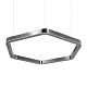 подвесной светодиодный светильник loft it titanium 10243m dark grey