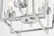 подвесная люстра lumina deco afres ldp 1246-4 chr