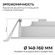 встраиваемая светодиодная панель apeyron 3 ссt 06-163
