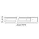 шинопровод двухконтактный однофазный накладной barra lightstar 502025-1