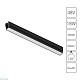 трековый светодиодный светильник arte lamp rapid a1168pl-1bk