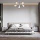 люстра на штанге escada calla 1109/5p white