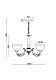 подвесная люстра myfar anais mr2741-5cp