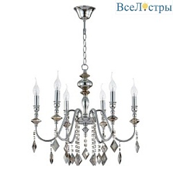 Подвесная люстра Crystal Lux Mercedes MERCEDES SP6 CHROME/SMOKE