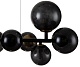 подвесная люстра indigo molecola 11018/10p black v000196