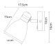 спот arte lamp fafnir a5047ap-1bk