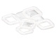 потолочная светодиодная люстра ambrella light acrylica original fa3914