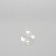 подвесной светодиодный светильник eurosvet wonder 50232/1 led прозрачный