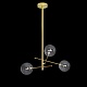 люстра на штанге delight collection globe mobile 9307p-3a gold