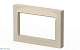 рамка для двухместной розетки с заземлением elbi vega 510-010300-907