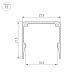 профиль arlight wph-flex-2020-1000 anod (алюминий) 062627