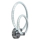 настенный светодиодный светильник profit light 8024/2w chr