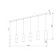 подвесной светильник tk lighting 6308 elit white wood